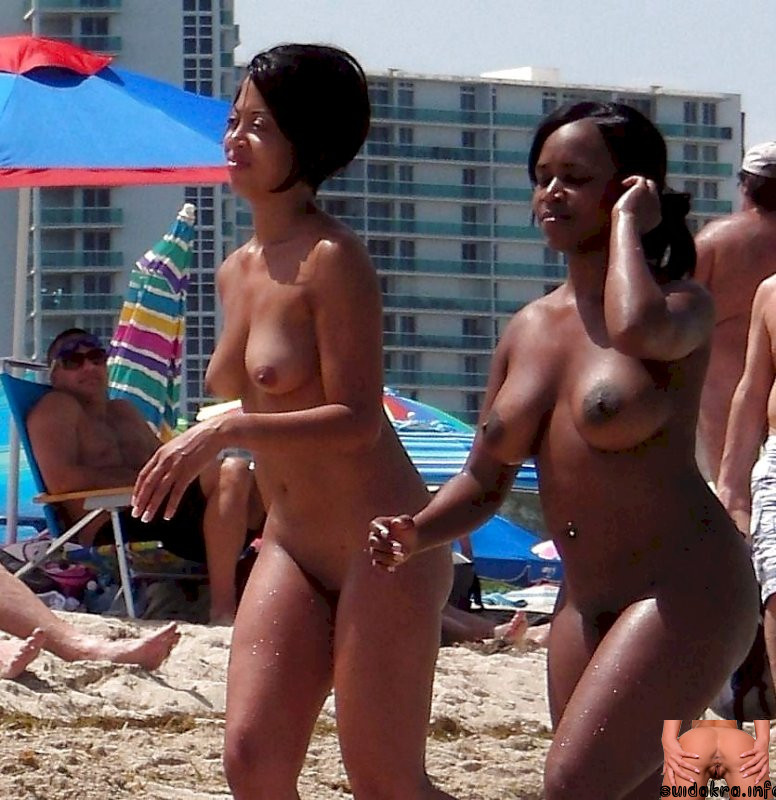 beach dark black girl naked