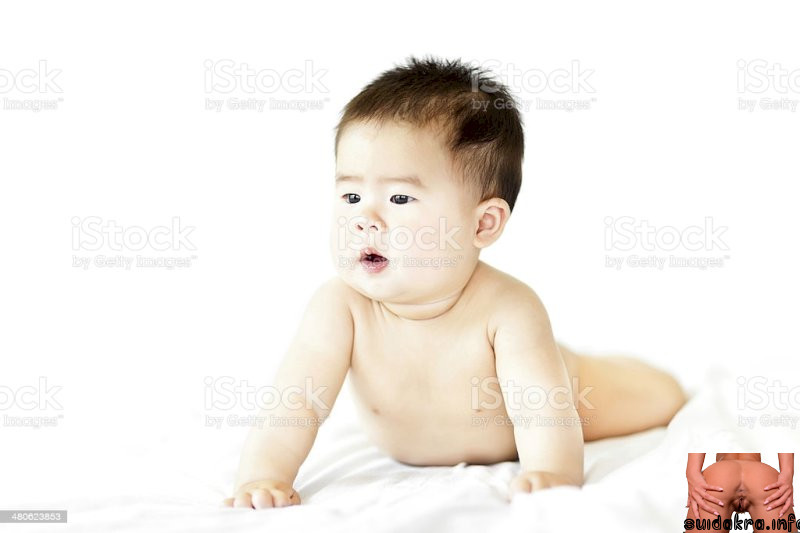 naked girl crawling only little naked istock