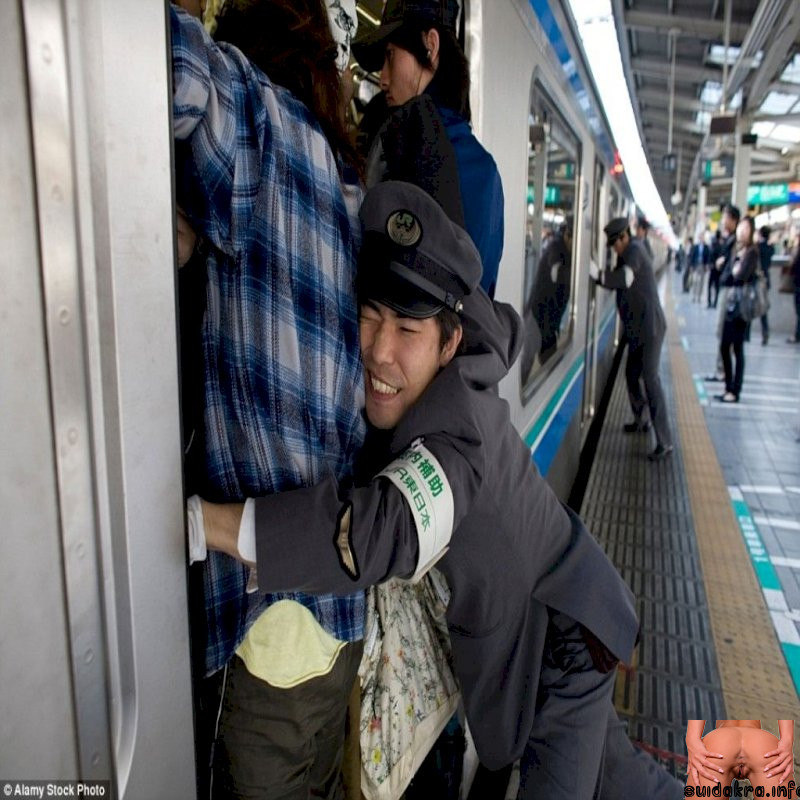 job japaense subway sex pusher pushers tokyo crazy japanese train subway