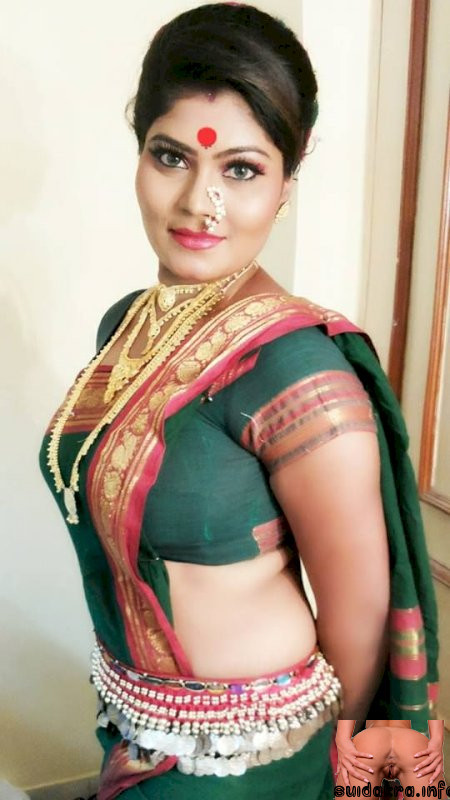 navel saree beauty marathi kashta sex blouse indian wear