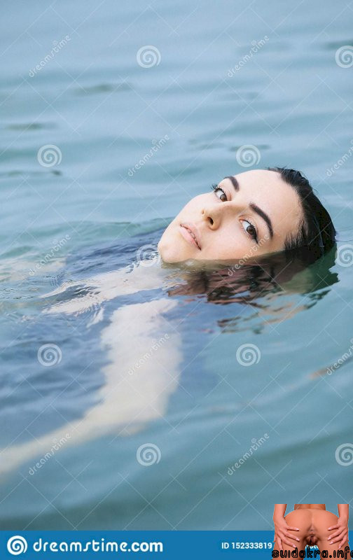 woman swim girl nude pool lake swimming nude