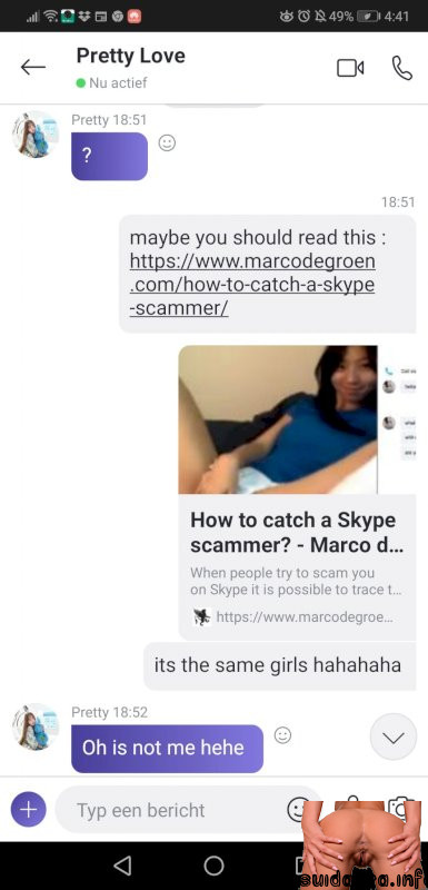 someone sex scam part again how to skype sex