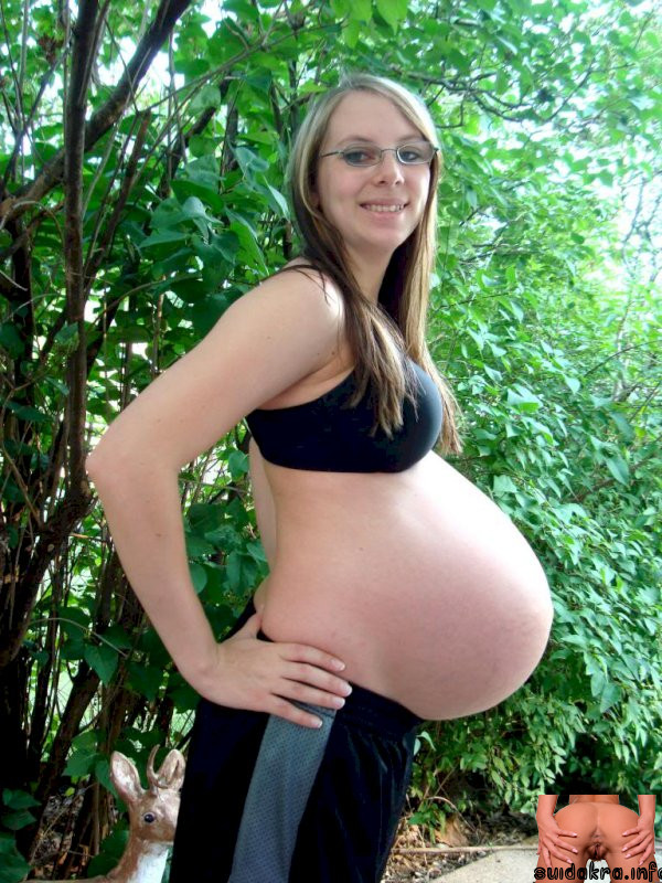 maternitygallery 150lbs weeks 38 delivery oil massage young wife mao belly maternity carrying