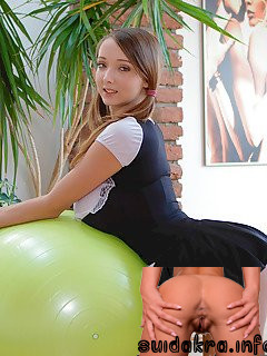 boobs schoolgirl bouncing thongs lucie ball underwear