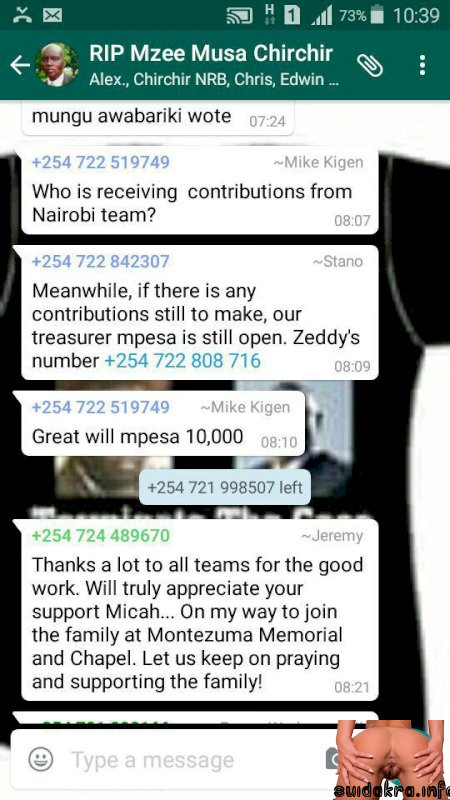 kenyan whats app porn groups funeral whatsapp