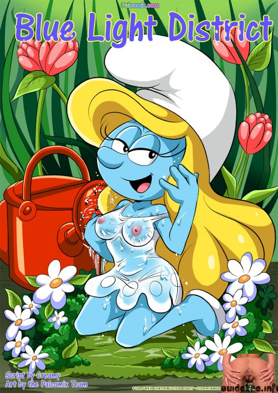 comic cartoon porn smurfs four district