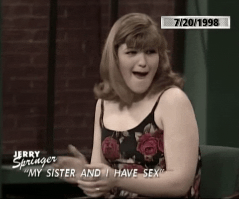 gifs giphy springer clapping sister jerry