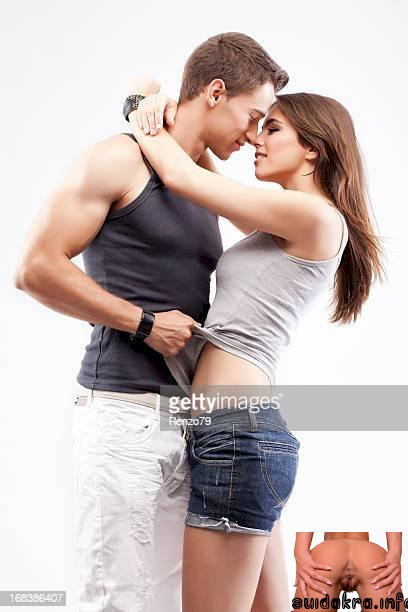 attractive young having passionate start romantic couples