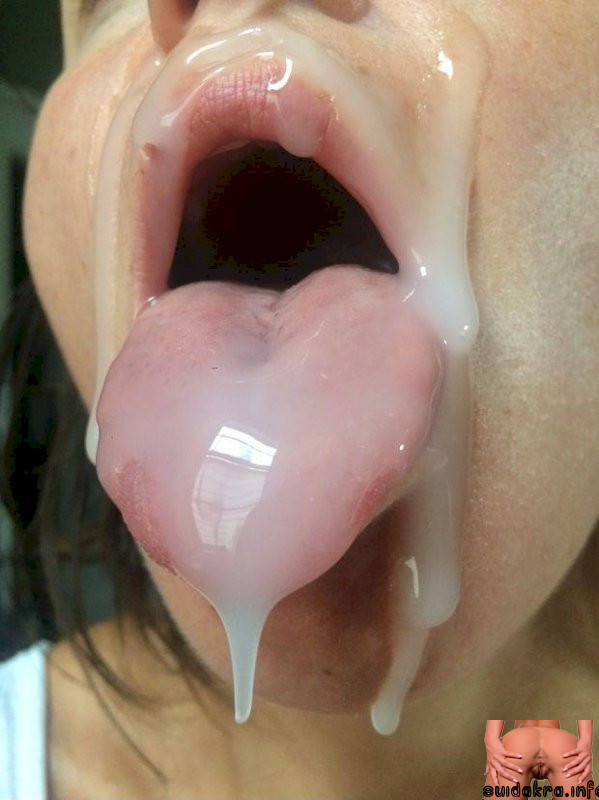 Messy jizz over Arabian chick' open part of the face