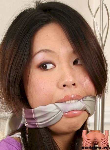 cleave gag tape knoted mouth