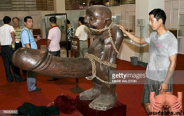 fertili statues of sex museum china staff gettyimages prepare