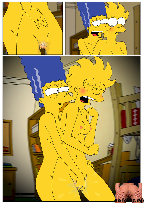 lesbian simpsons sex lisa marge anal simpsons