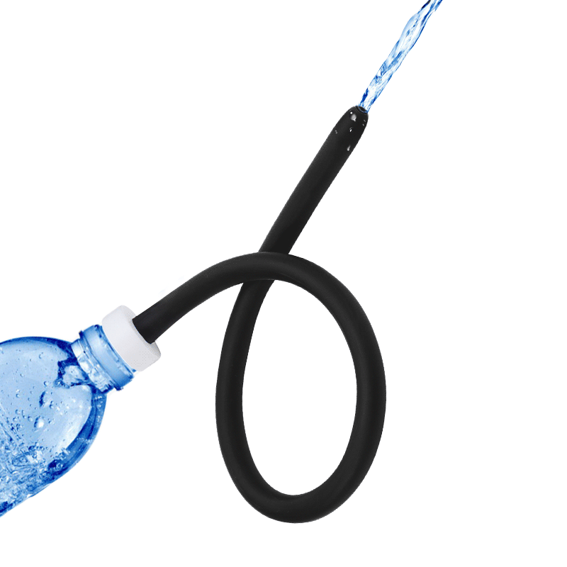 nozzle portable butt cleaning toy washer 50cm bottle douche connect bdsm cleaner toys