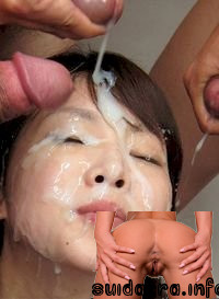 orgy bukkake japanese hot cum shower facial