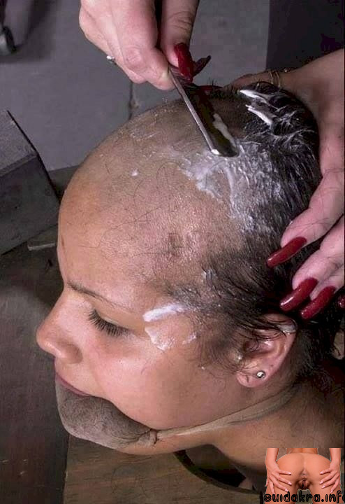 head femdom haircuts shaved barber boy slave woman master lesbians bdsm shaving shave bald