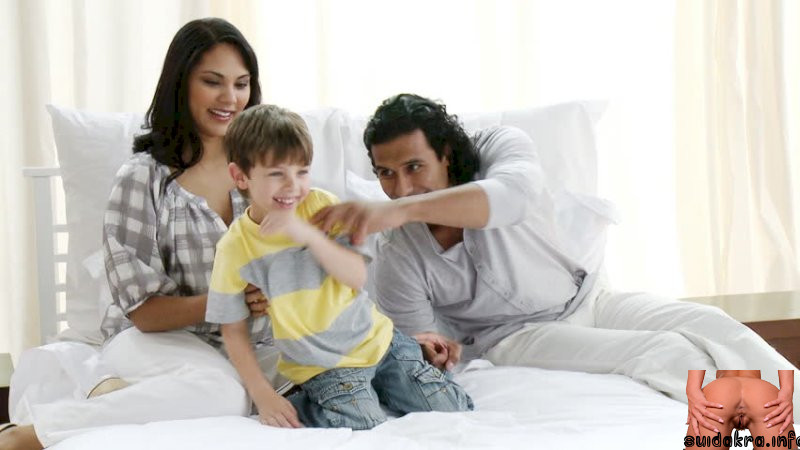 footage hd motion bed parents happy sofa shutterstock lesbian daughter son couple