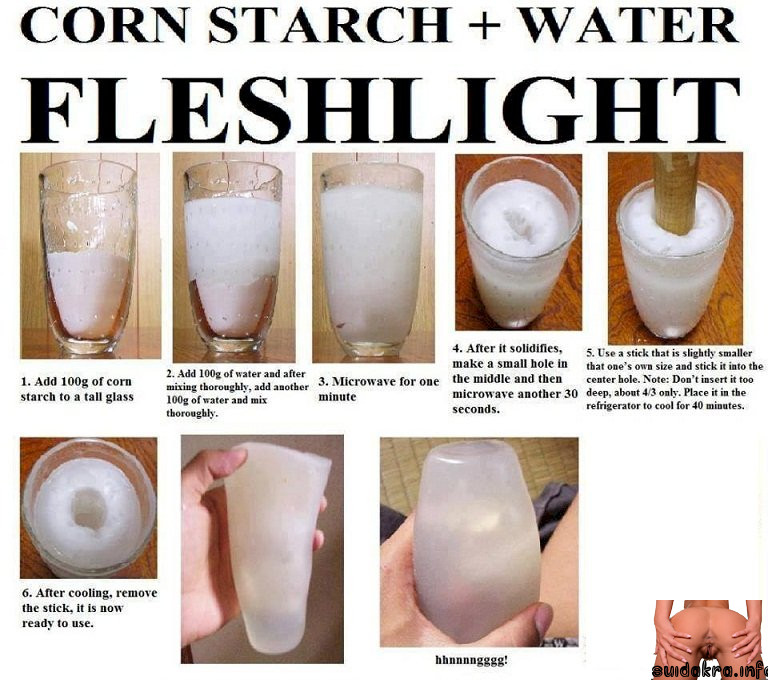 diy homemade fleshlight cornstarch pocket pussy