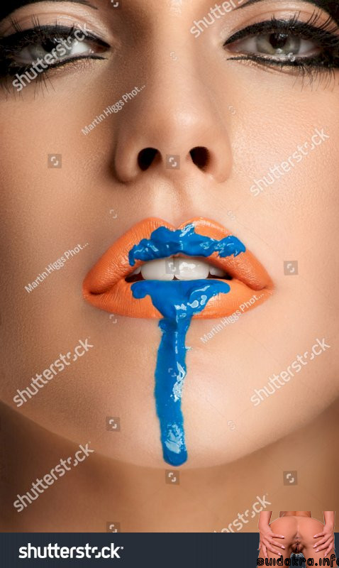 orange portrait lips skin young makeup black upclose pussy fuck perfect dripping closeup caucasian shutterstock female